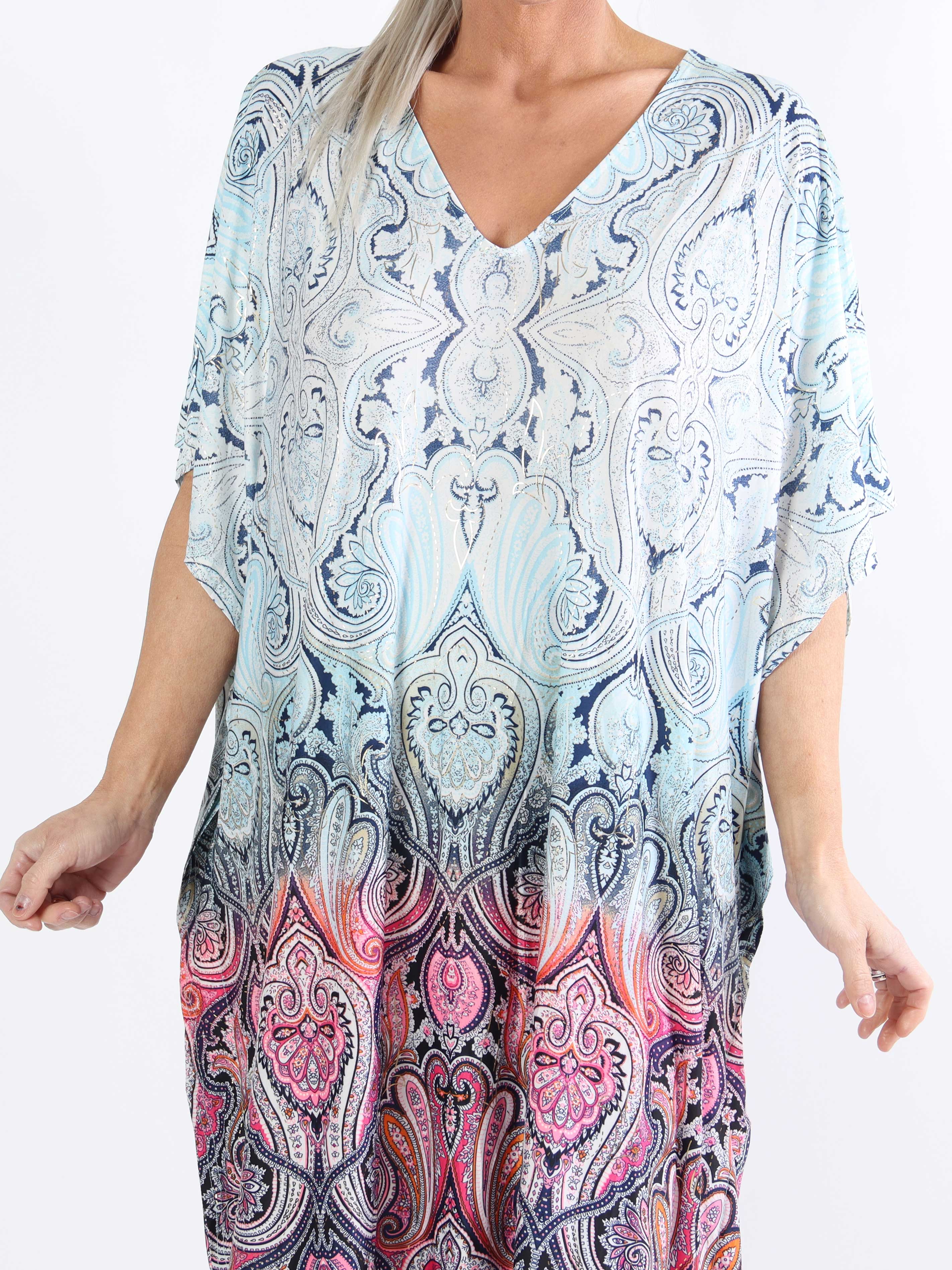 Azmina Tamaria - Tunikaklänning i plus size med resår och lös passform